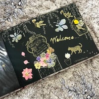 【直書き】cocorohana　猫Welcome