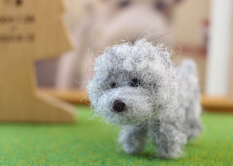 大好きなわんこ・トイプードル（グレー） | シンプルなおうち仏壇kaunis