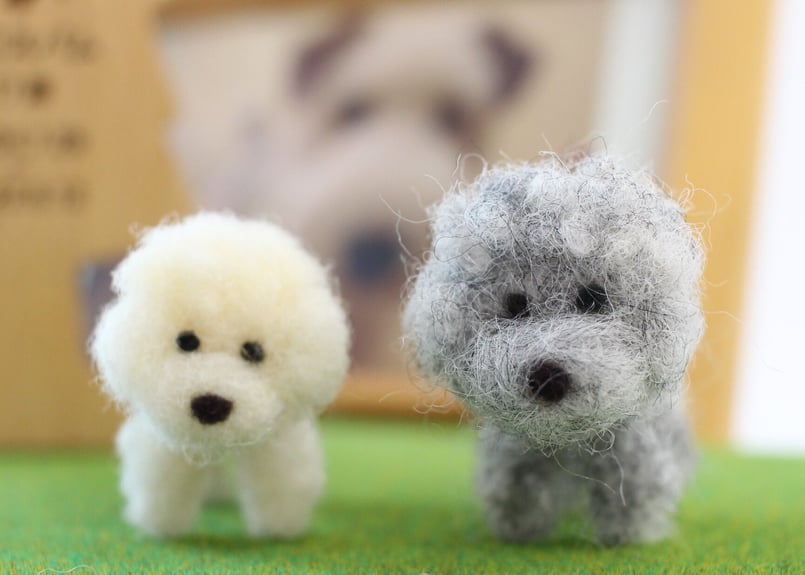 大好きなわんこ・トイプードル（グレー） | シンプルなおうち仏壇kaunis