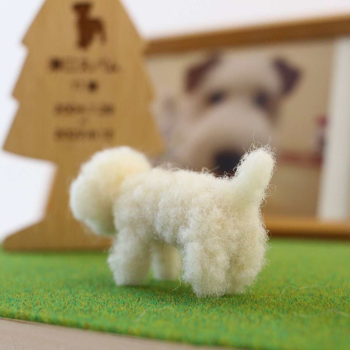 大好きなわんこ・トイプードル（ホワイト） | シンプルなおうち仏壇kaunis