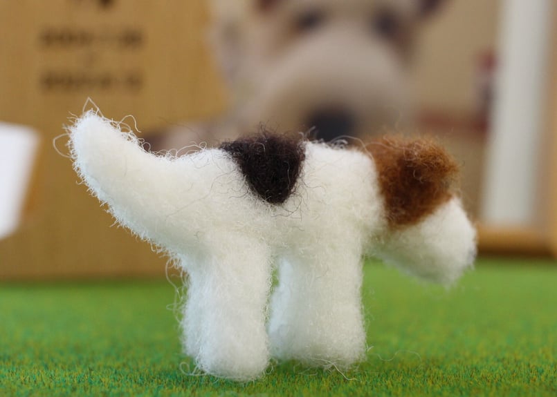 フォックステリア ぬいぐるみ 犬 ファースト社 レトロ ファースト社 (ファーストシャ) ヌイグルミ レトロ イヌ ぬいぐるみ