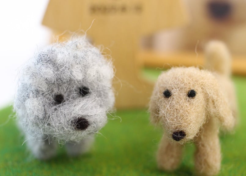 大好きなわんこ・トイプードル（グレー） | シンプルなおうち仏壇kaunis