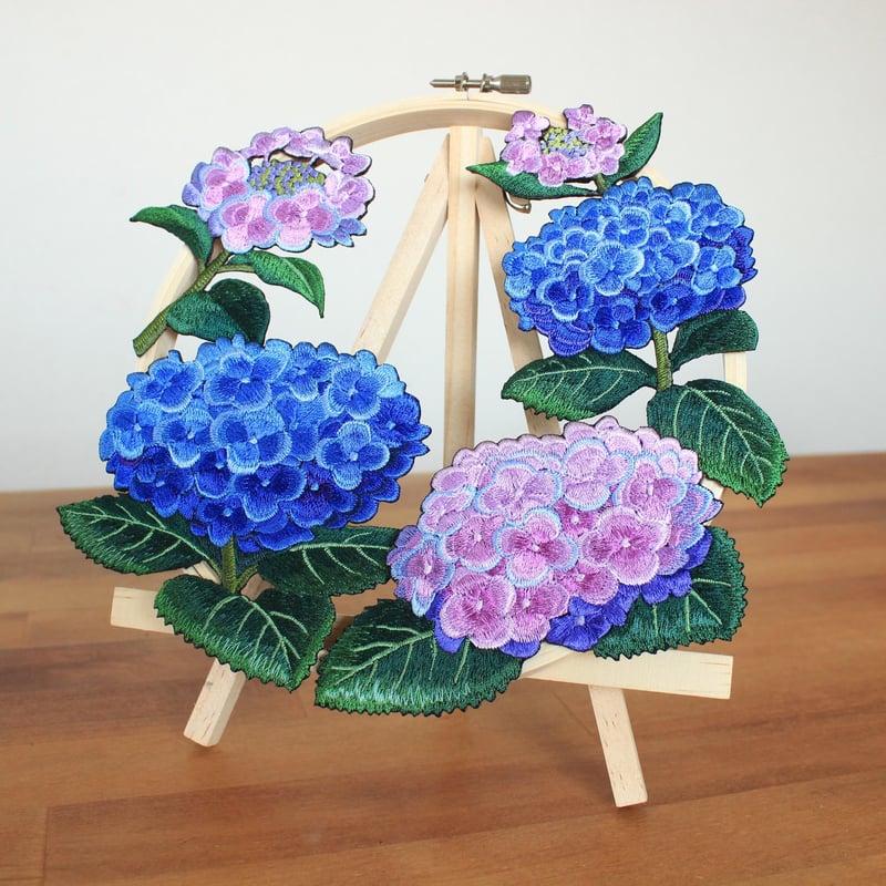＊588.589.590＊~＊ミッケ＊~布リース　紫陽花リース 588.589.590＊~＊ミッケ様 専用＊~布リース 紫陽花リース - メルカリ