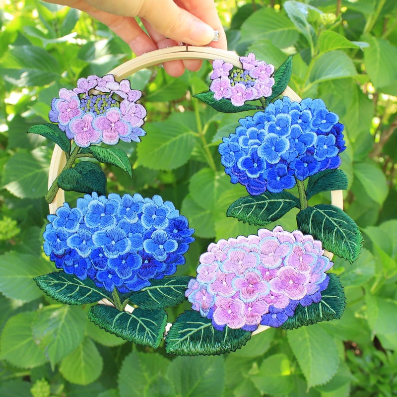 588.589.590＊~＊ミッケ＊~布リース 紫陽花リース 588.589.590＊~