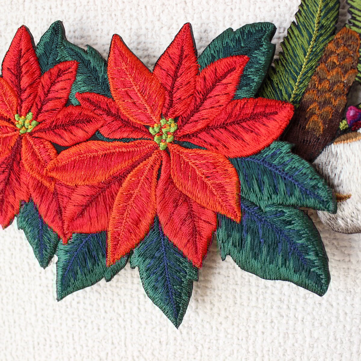 826»◤完売◢クリスマスリース☆2025☆ゴールド刺繍リボン*ベル 先行