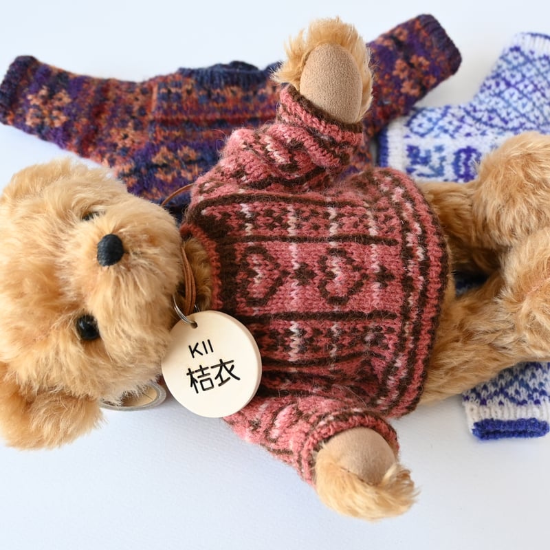 セーターレッド柄 | テディベア 路ゞ