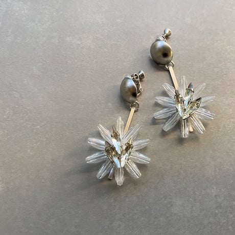 【BLEU FUMÉ】GB34SE（ネジ式イヤリング）/GB34SP（ピアス）