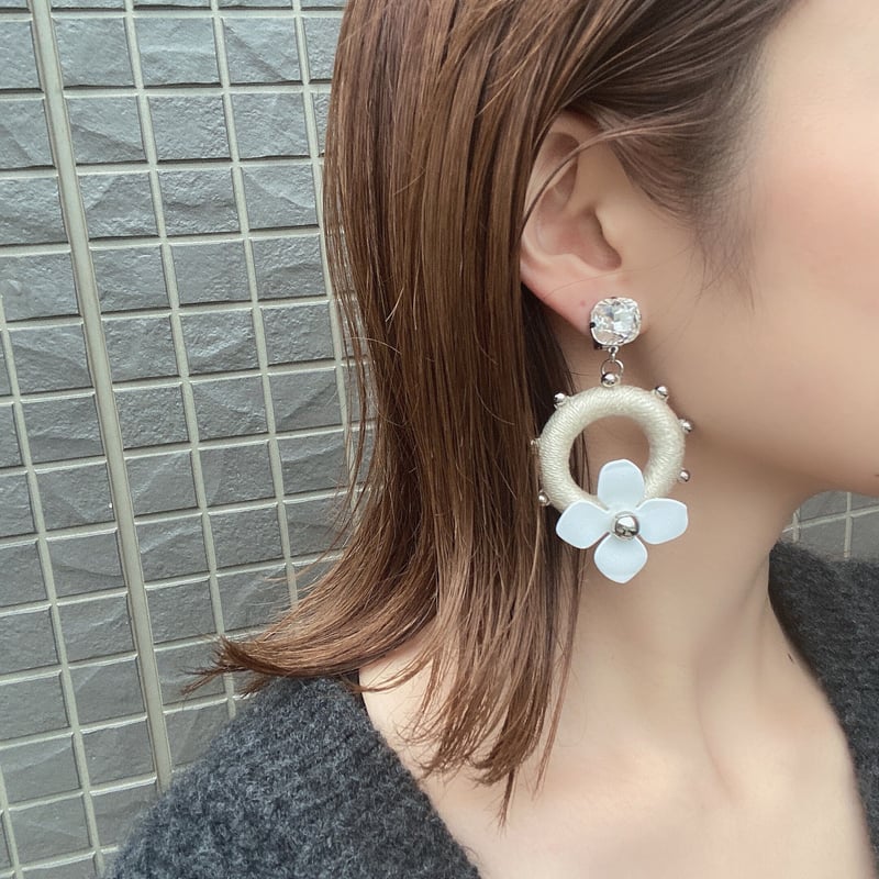 BLEU FUMÉ】GB41SE（イヤリング） | GALLERIA COLLECTION【