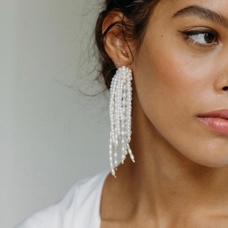 Jennifer Behr】Dolores Earring peal（ピアス） | GALL
