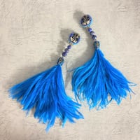 【RANJANA KHAN】Anabella／BLUE（イヤリング）