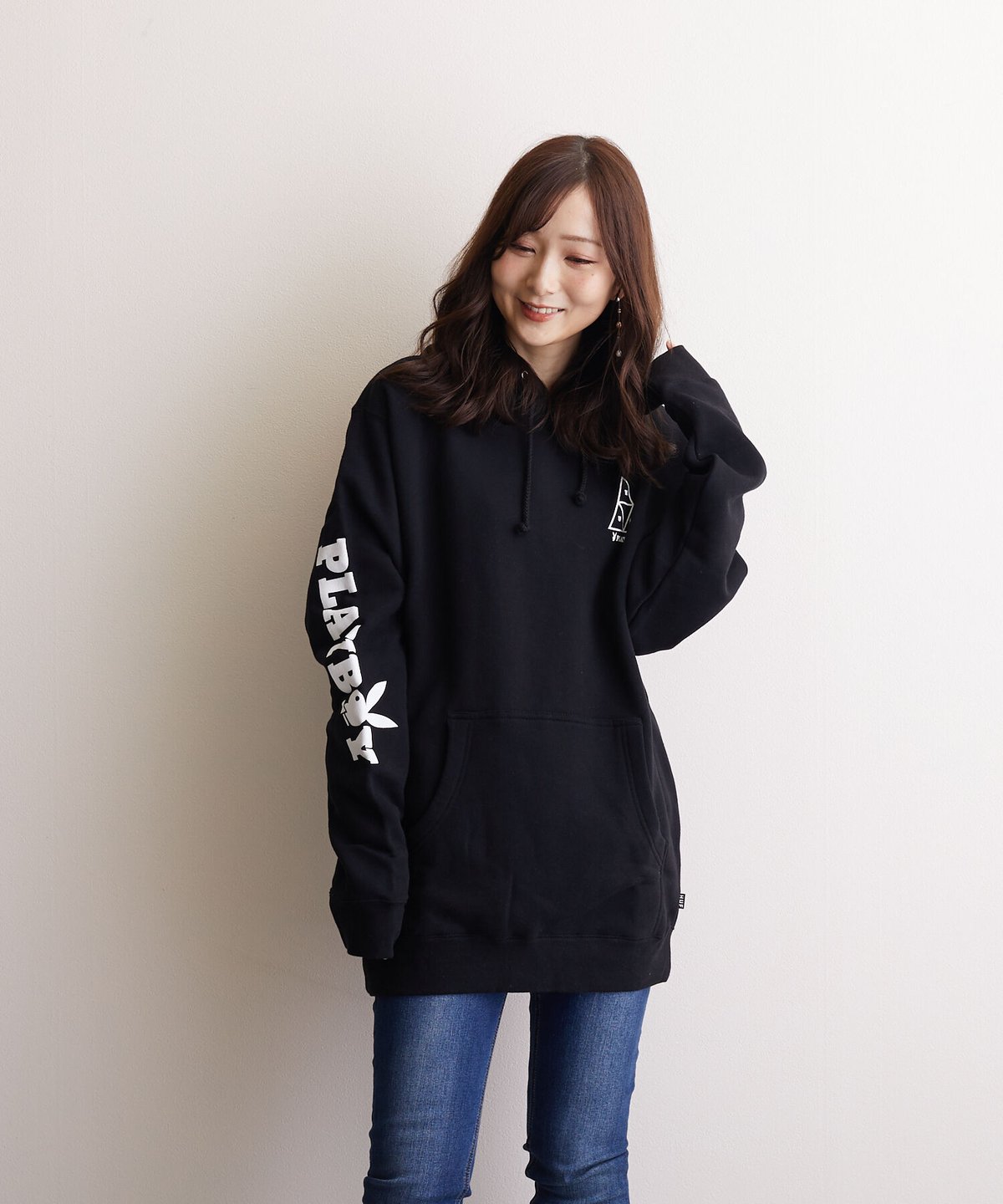51-10070 ハフ×プレイボーイ バニープルオーバーPK【HUF×PLAY BOY】BUN