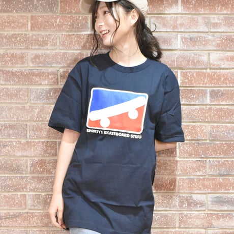 Shorty's ブラック Tシャツ WEB&DEPOT限定》SHEETING T-SHIRT 
