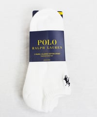 51-10186  POLO RALPH LAUREN ワンポイント刺繍 ローカットソックス 3枚セットRalph Classic Low Cut wpp 827032PK