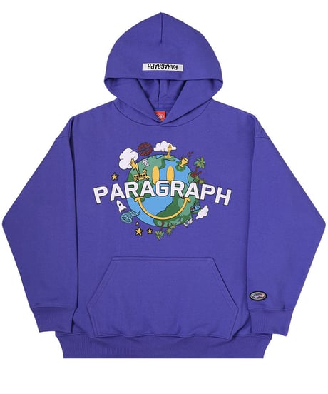 PARAGRAPH【パラグラフ】WORLD POP LOGO HD No.17/ワールドグラフィックスウェットパーカー/ユニセックス