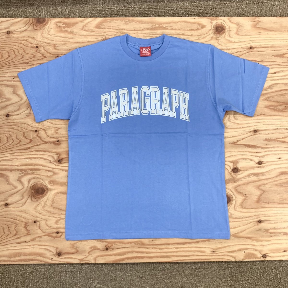 【即日発送】PARAGRAPH レトロダブルロゴ Tシャツ ブラック 半袖