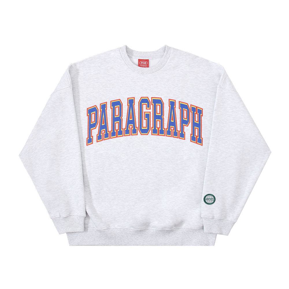 パラグラフparagraph P80トレーナー P08 パラグラフ Paragraph スウェット トレーナー 刺繍 ロゴ