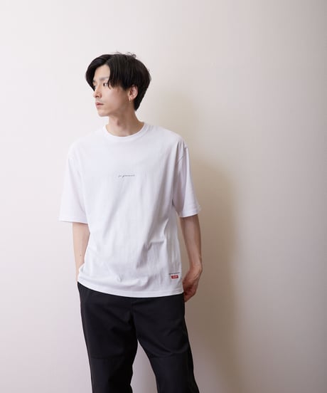 51-40046 naked rust & other poems 手描きイラストバックプリント半袖 CN TEE