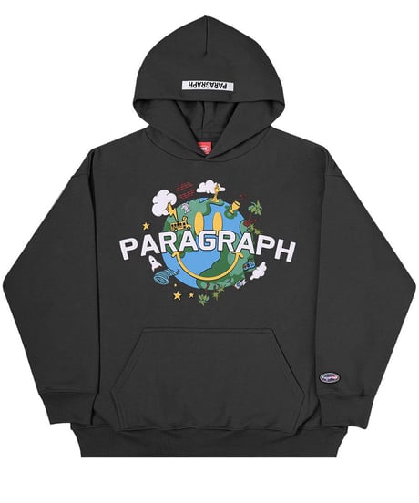 PARAGRAPH【パラグラフ】WORLD POP LOGO HD No.17/ワールドグラフィックスウェットパーカー/ユニセックス