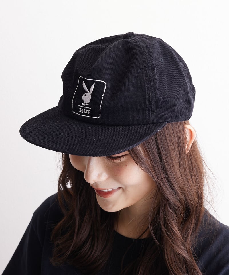 C*.様 vintage playboy キャップ　コーディロイ 51-10148 ハフ×プレイボーイコーデュロイ HUF×PLAYBOY CORDUROY