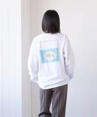 52-10022 poems 餃子バックPHOTOプリント16-天竺ﾌﾟﾘﾝﾄ袖ﾘﾌﾞLS-CN  のコピー