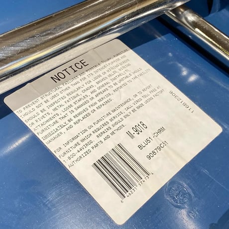 USED “VIRCO / 9000 CHAIR” STACKING CHAIR