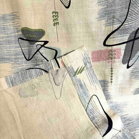 JAPAN VINTAGE 50-60S FABRIC