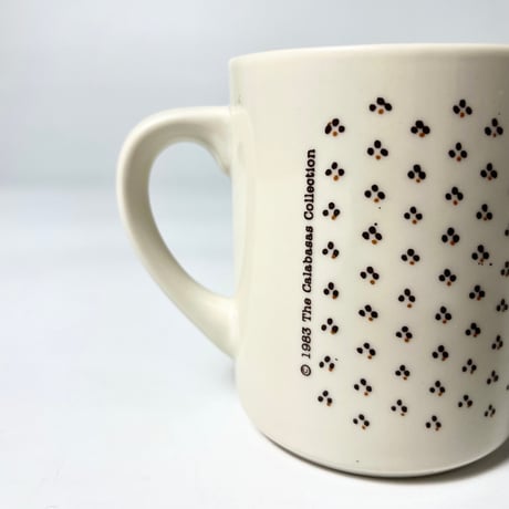 USED 80'S DESIGNED CERAMIC MUG