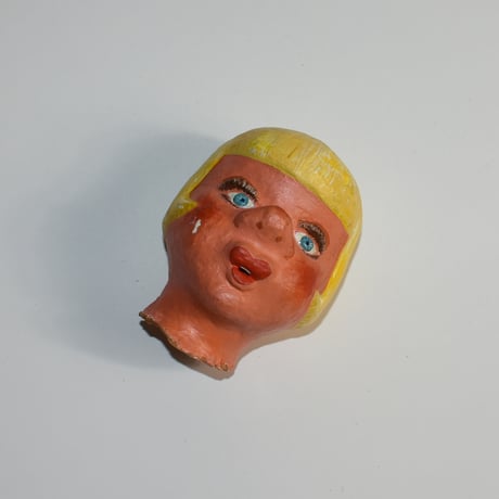 USED HANDMADE PAPER DOLL FACE
