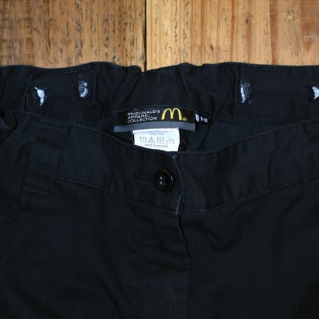 USED "McDONALD'S APPAREL COLLECTION" UNIFORM PANTS