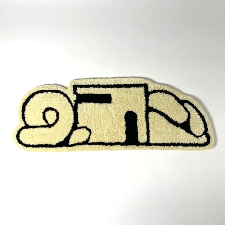 TAKESHI WADA "UNKNOWN" ACRYLIC RUG MADE BY MIYOSHI RUG