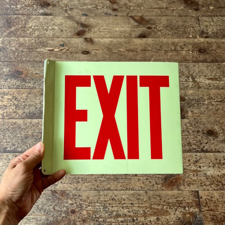 USED GLOW EXIT SIGN