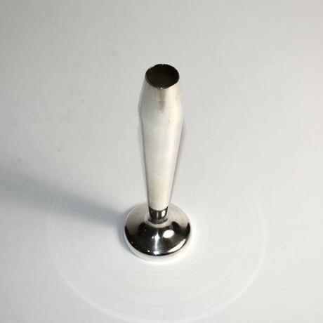 USED NICKEL SILVER FLOWER VASE