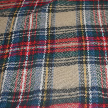 USED PLAID ACRYLIC BLANKET