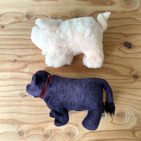 USED 80'S PLUSH ELECTRONIC WALKING TOY