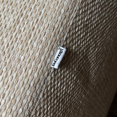 USED “BOCONCEPT” FABRIC SQUARE STOOL