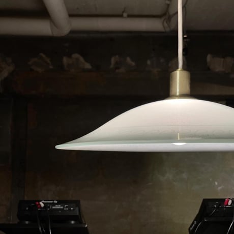USED GLASS SHADE PENDANT LAMP