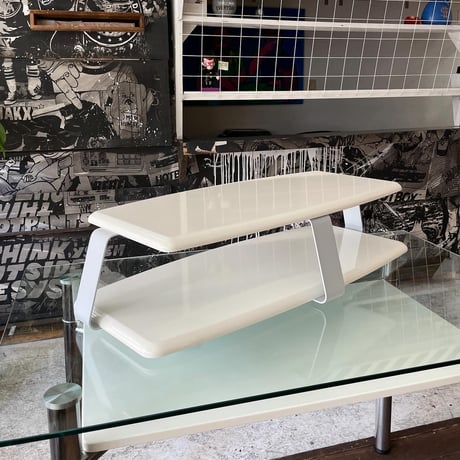USED STEEL WOODEN CARRY SHELF