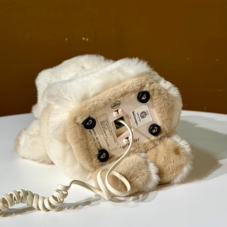 USED 80’S "TELECONCEPTS / PLUSH TEDDY BEAR PHONE”