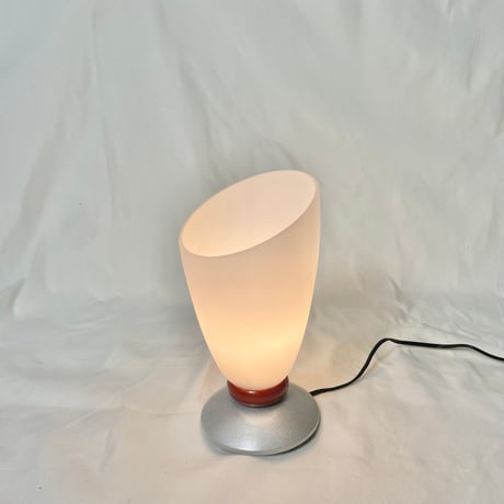 USED GLASS TABLE LAMP
