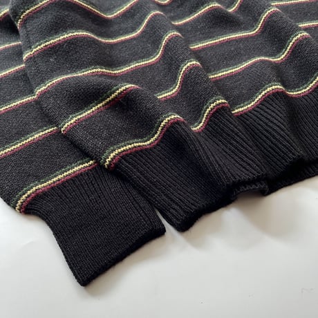 COMFORTABLE REASON  “Pinstripe Rasta Sweater”