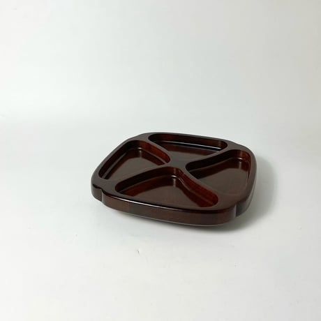 USED WOODEN ROUND TABLE TRAY