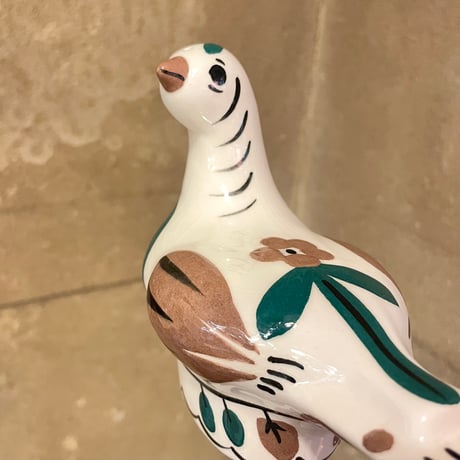 USED CERAMIC BIRD SCULPTURE