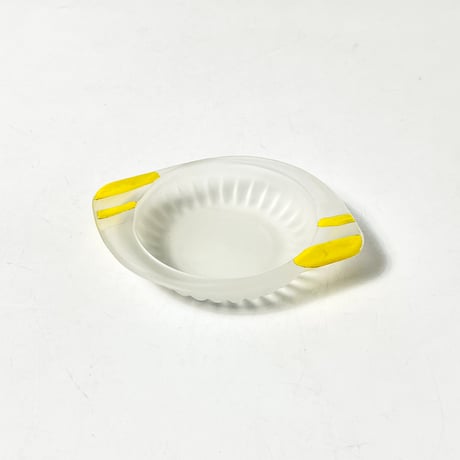 USED GLASS SMALL PLATE