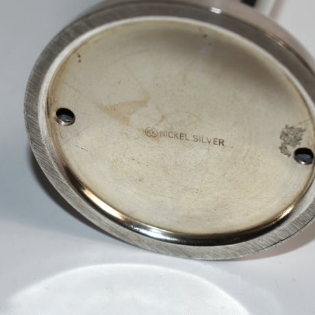 USED NICKEL SILVER FLOWER VASE