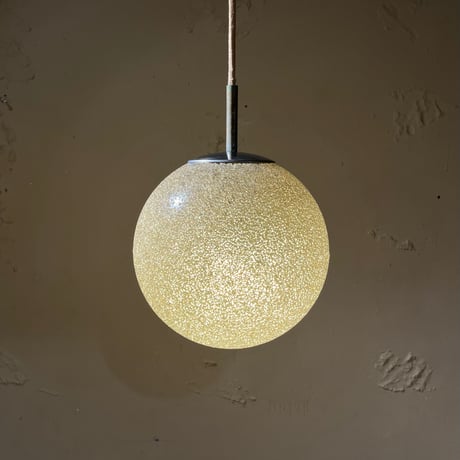 JAPAN USED PLASTIC SHADE PENDANT LAMP