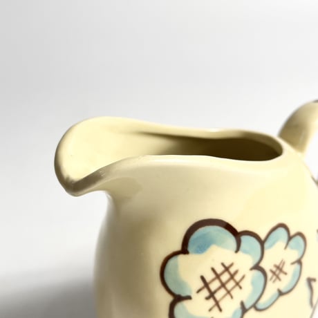 VINTAGE HANDPAINTED CERAMIC PITCHER