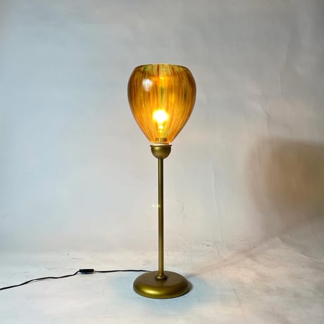 USED AMBER COLOR FLOOR LAMP