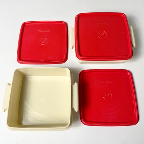 USED "TUPPERWARE / QUARTET" LUNCH BOX