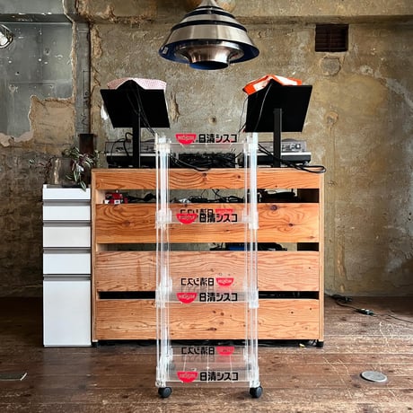 USED "NISSIN CISCO" PLASTICS CARRY SHELF
