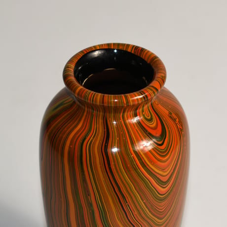 USED MARBLE CERAMIC FLOWER VASE